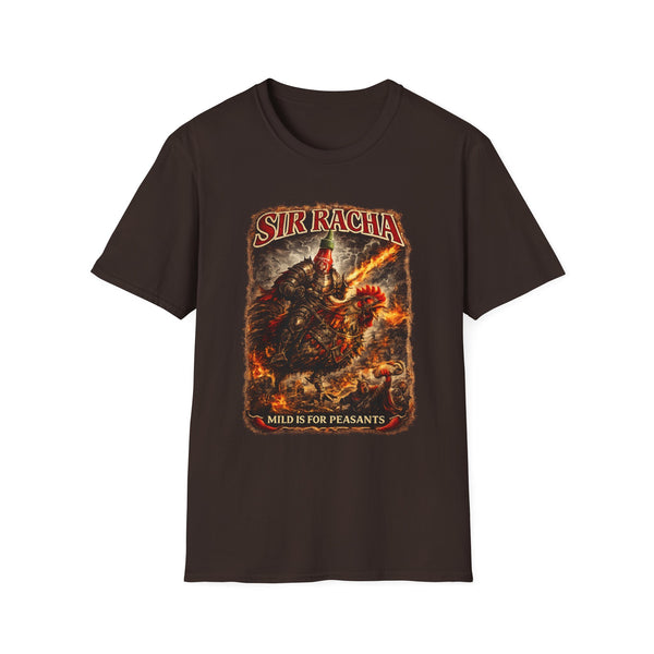 Sir Racha Original Hot Sauce Graphic Tee - Back View | INKHAUS