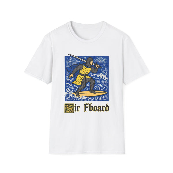 Sir Fboard Dark Humor Wordplay Graphic Tee - Back View | INKHAUS