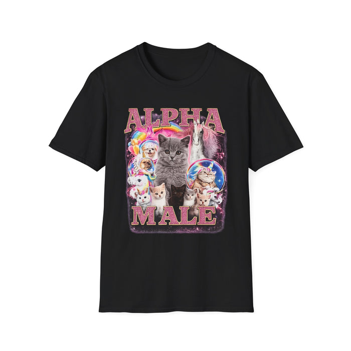 Alpha Male Heavyweight Streetwear Tee - Front View | INKHAUS