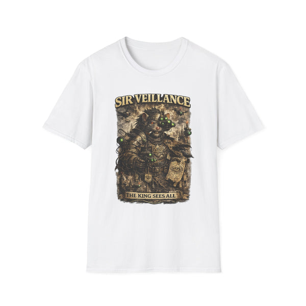 Sir Veillance Surveillance Knight Graphic Tee - Back View | INKHAUS