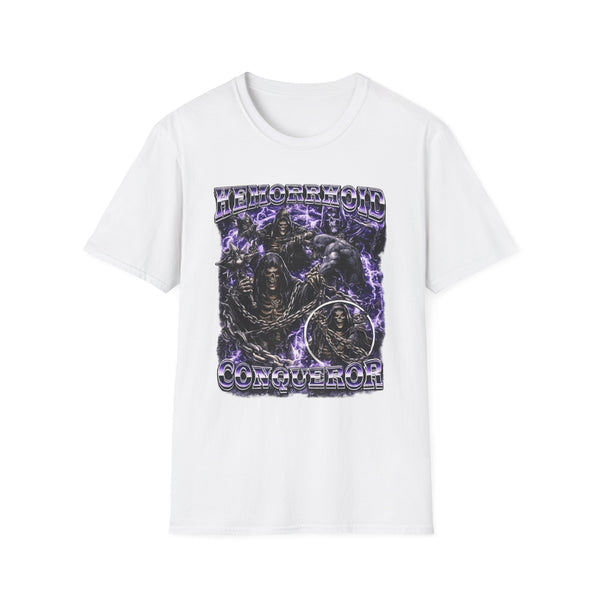 Hemorrhoid Conqueror Funny Graphic Tee - Back View | INKHAUS