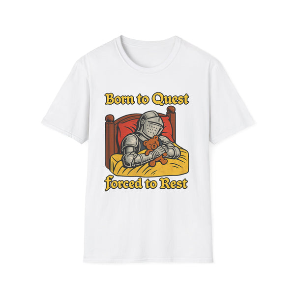 Born to Quest Oversized Fantasy Graphic Tee - Back View | INKHAUS