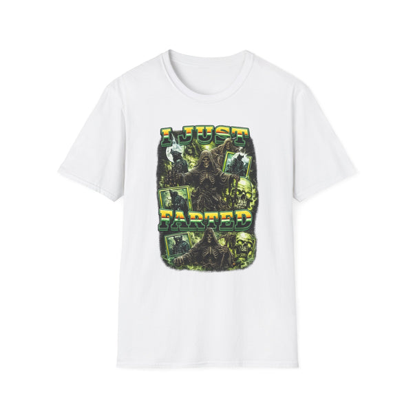 I Just Farted Dark Humor Graphic Tee - Back View | INKHAUS