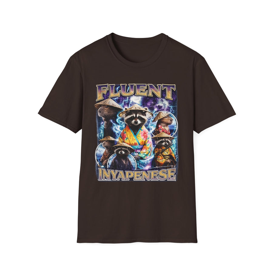 Fluent in Yapenese Funny Graphic Tee - Front - Alt Color | INKHAUS
