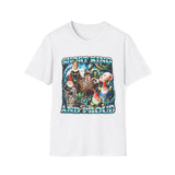 Short King and Proud Oversized Graphic Tee - Back View | INKHAUS