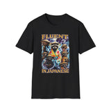 Fluent in Yapenese Dark Humor Streetwear Tee - Front View | INKHAUS
