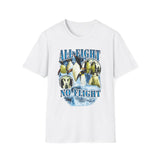 All Fight No Flight Oversized Graphic Tee - Back View | INKHAUS