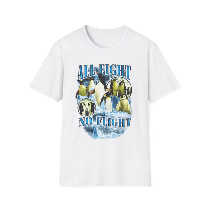 All Fight No Flight Oversized Graphic Tee - Back View | INKHAUS