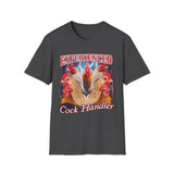 Experienced Cock Handler Dark Humor Graphic Tee - Back - Alt Color | INKHAUS