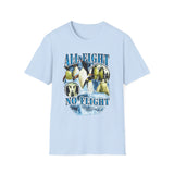 All Fight No Flight Oversized Graphic Tee - Lifestyle View | INKHAUS