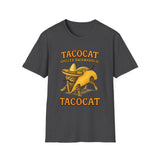 Tacocat Palindrome Funny Foodie Graphic Tee - Detail Shot | INKHAUS