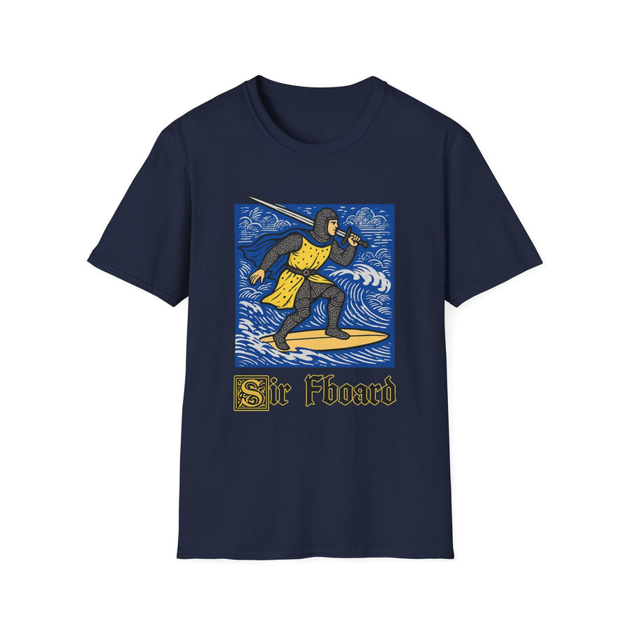 Sir Fboard Dark Humor Wordplay Graphic Tee - Detail Shot | INKHAUS