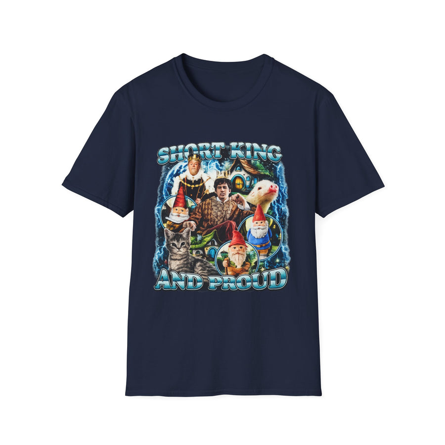 Short King and Proud t-shirt