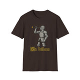 Sir Veillance Medieval Humor Streetwear Tee - Lifestyle View | INKHAUS