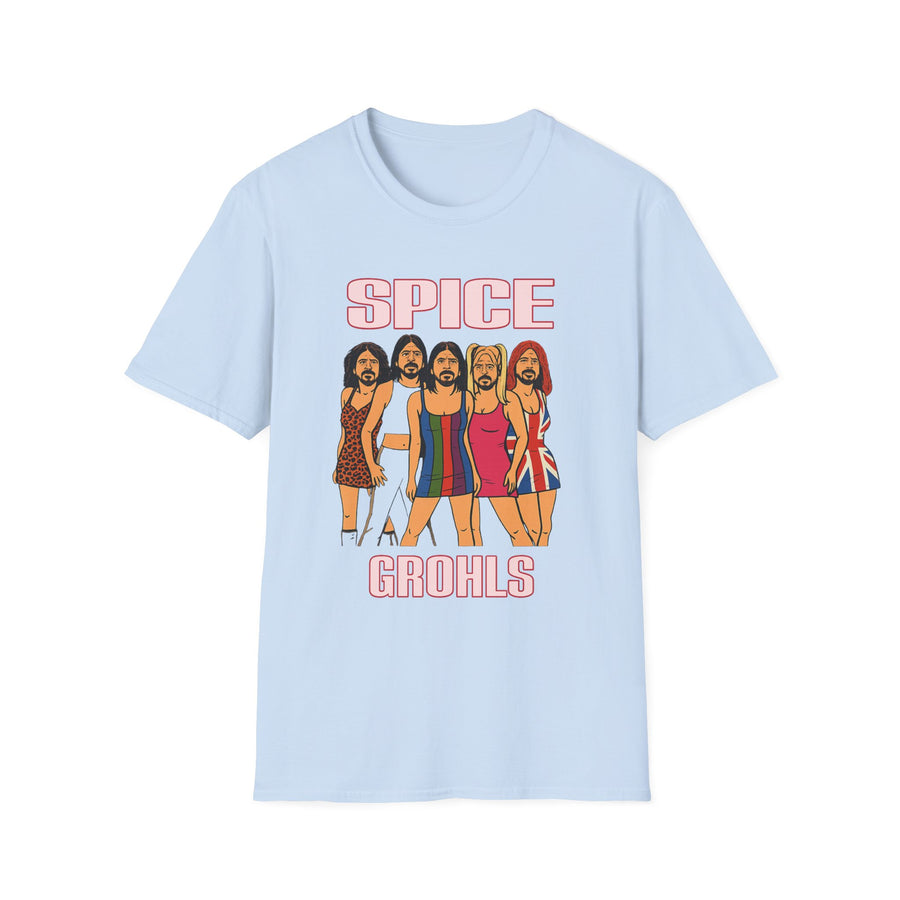 Spice Grohls Rock Humor Oversized Graphic Tee - Detail Shot | INKHAUS