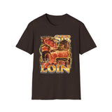 Sirloin Retro Steak Humor Graphic Tee - Front - Alt Color | INKHAUS