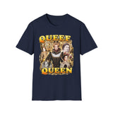 Queef Queen Dark Humor Graphic Tee - Detail Shot | INKHAUS