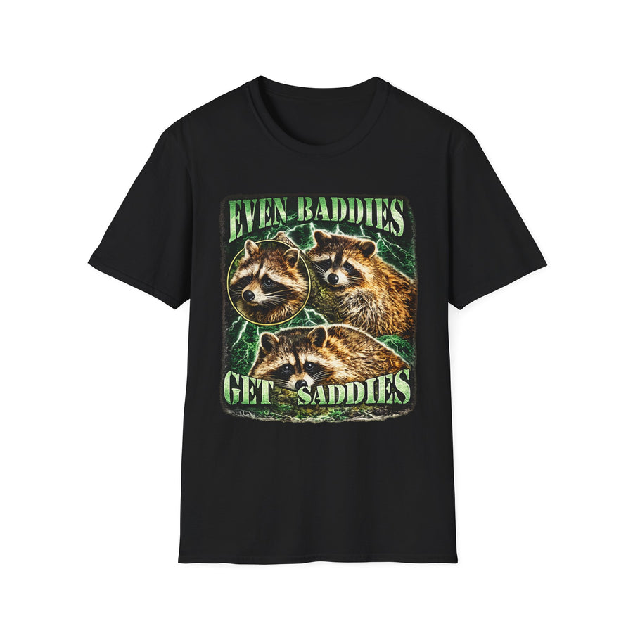 Even Baddies Get Saddies Empowerment Tee - Front View | INKHAUS