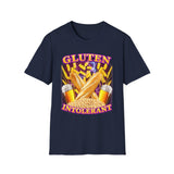 Gluten Intolerant Funny Food Graphic Tee - Lifestyle View | INKHAUS