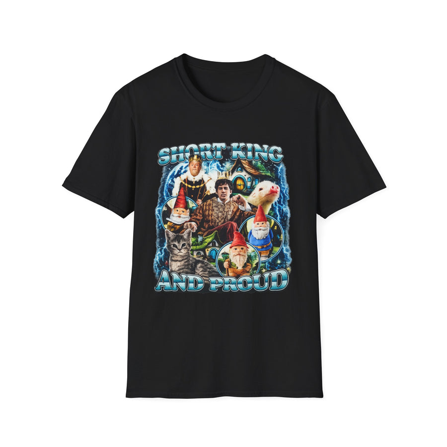 Short King and Proud t-shirt