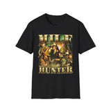 MILF Hunter Camo Dark Humor Graphic Tee - Front View | INKHAUS