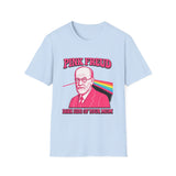 Pink Freud Dark Side of your Mom Humour T-Shirt