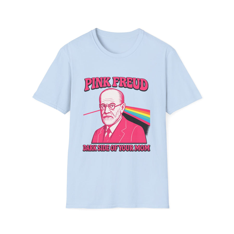 Pink Freud Dark Side of your Mom Humour T-Shirt