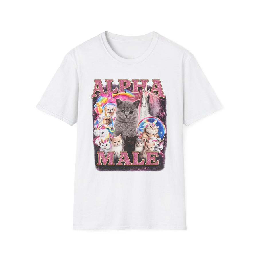 Alpha Male Heavyweight Streetwear Tee - Back View | INKHAUS