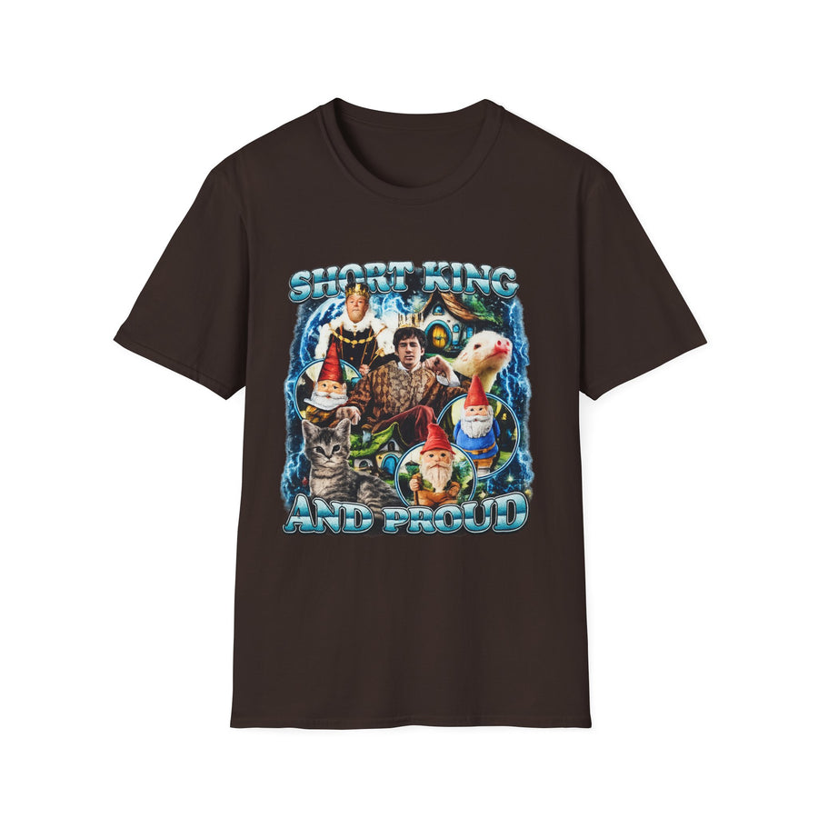 Short King and Proud t-shirt