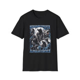 Human by Chance Alpha by Choice Gym Graphic Tee - Front View | INKHAUS