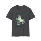 Dyslexic and Hrony t-shirt