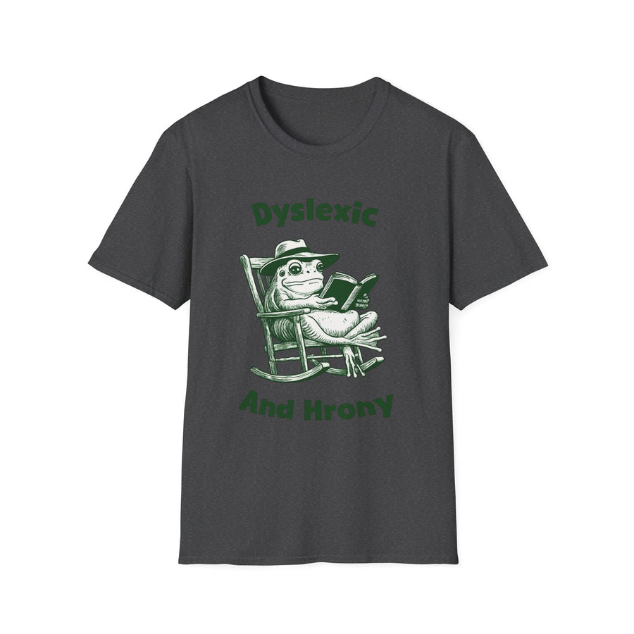 Dyslexic and Hrony t-shirt