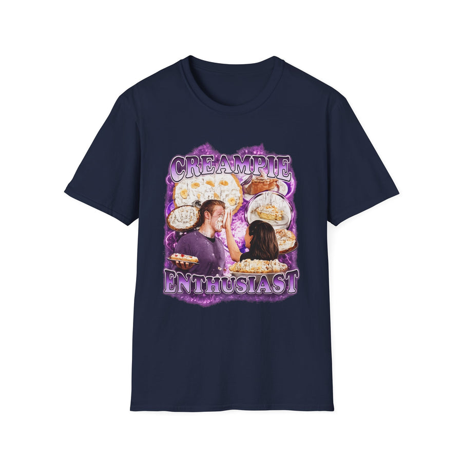Creampie Enthusiast Funny Food Graphic Tee - Detail Shot | INKHAUS