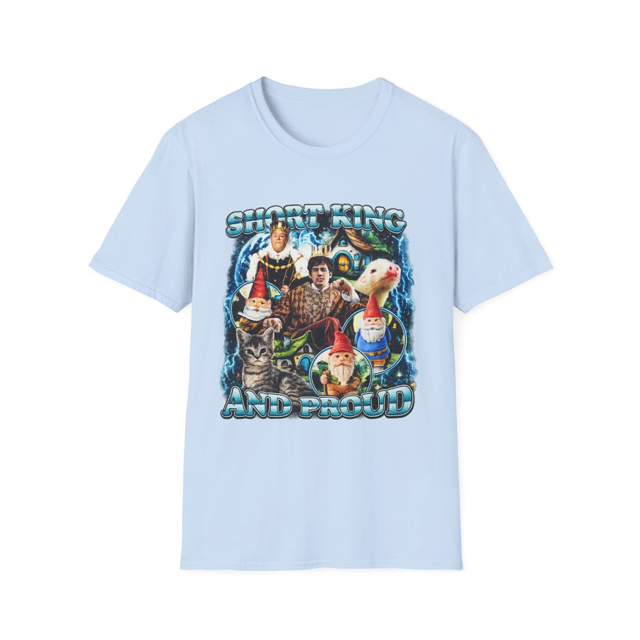 Short King and Proud t-shirt