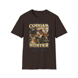 Cougar Hunter Dark Humor Oversized Tee - Front - Alt Color | INKHAUS