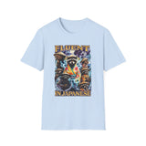Fluent in Yapenese Dark Humor Streetwear Tee - Lifestyle View | INKHAUS