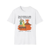 The floor is lava World Champsionship (Pompeii Vesuvius) T-Shirt