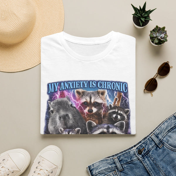 My Anxiety is Chronic My Ass is Iconic Tee - Back View | INKHAUS