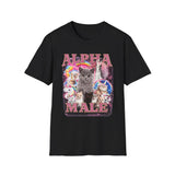 Alpha Male Heavyweight Streetwear Tee - Front View | INKHAUS