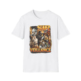 Sir Veillance Surveillance Funny Graphic Tee - Back View | INKHAUS