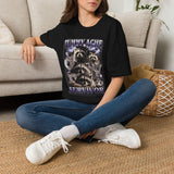 Tummy Ache Survivor Dark Humor Graphic Tee - Back View | INKHAUS