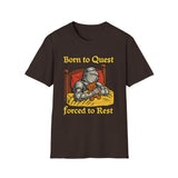 Born to Quest Oversized Fantasy Graphic Tee - Front - Alt Color | INKHAUS