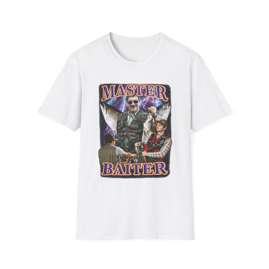 Master Baiter OG Fishing Dark Humor Tee - Back - Alt Color | INKHAUS