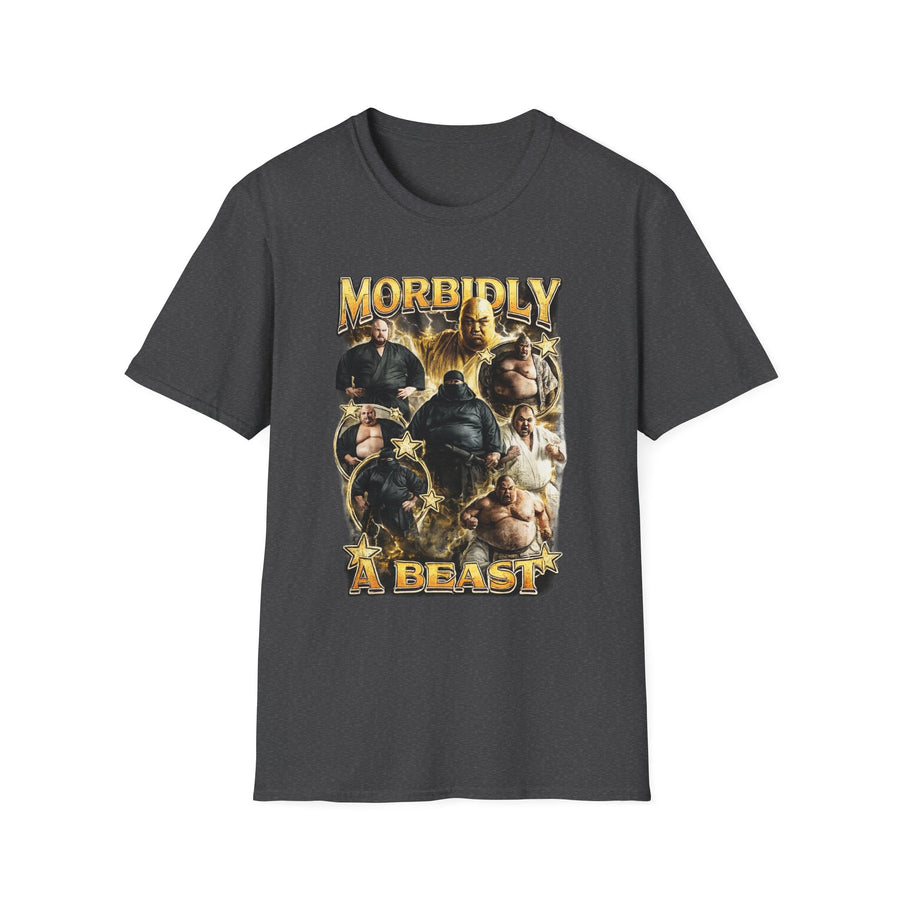 Morbidly a Beast Dark Humor Graphic Tee - Back - Alt Color | INKHAUS