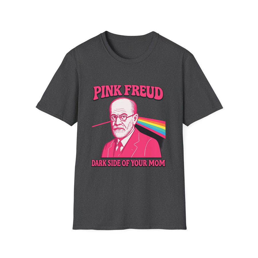 Pink Freud Dark Side of your Mom Humour T-Shirt