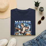 Master Baiter Fishing Dark Humor Graphic Tee - Detail Shot | INKHAUS