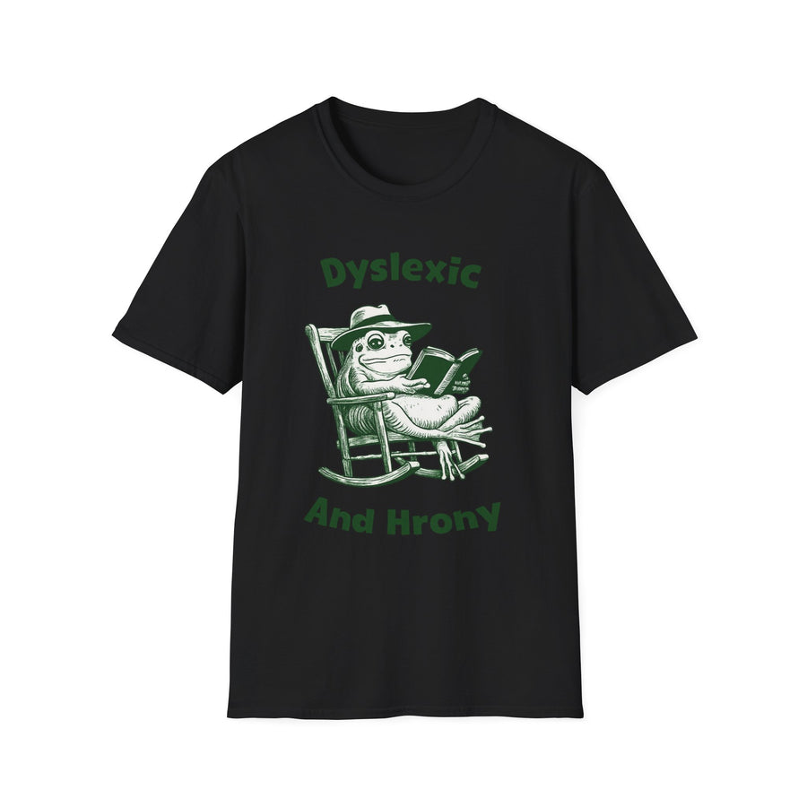 Dyslexic and Hrony t-shirt