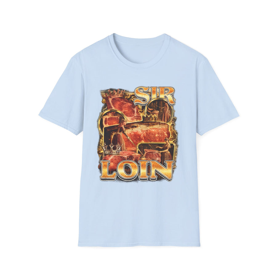 Sirloin Retro Steak Humor Graphic Tee - Lifestyle View | INKHAUS