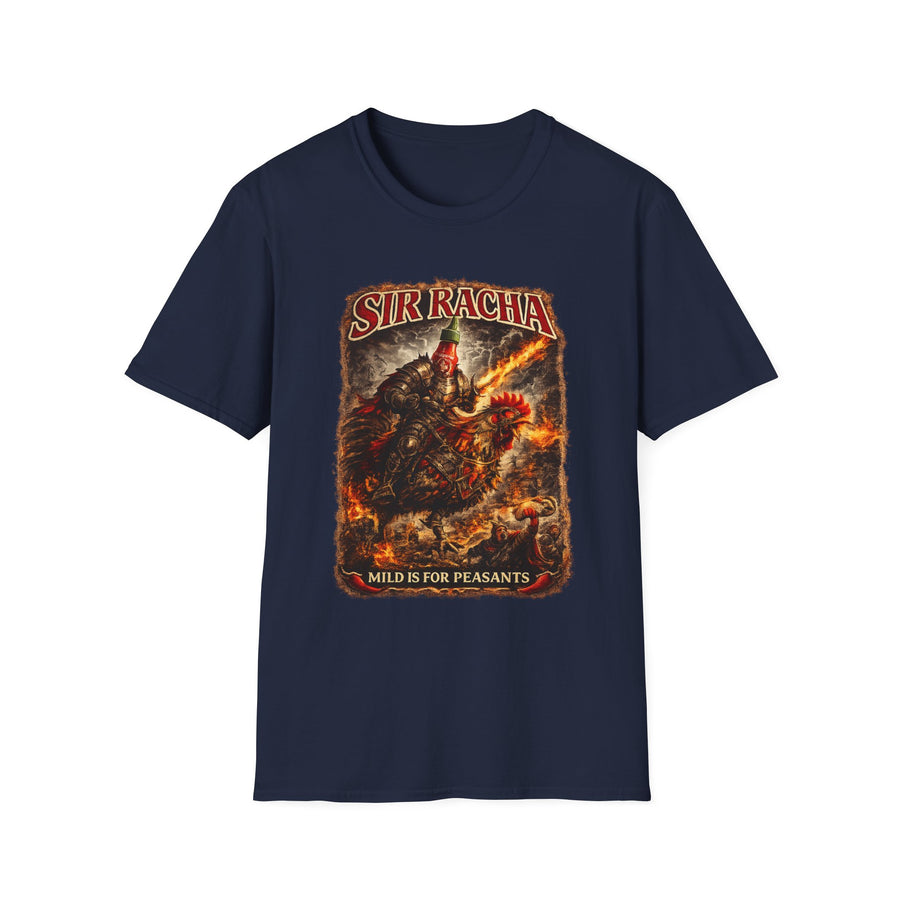 Sir Racha Original Hot Sauce Graphic Tee - Front - Alt Color | INKHAUS