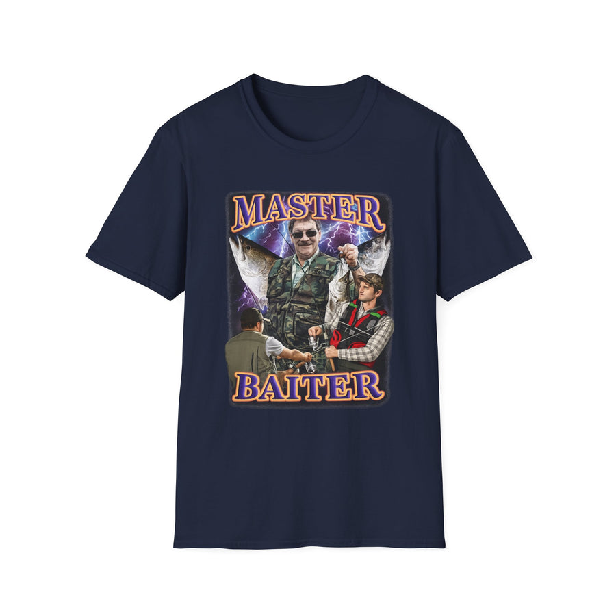 Master Baiter OG Fishing Dark Humor Tee - Lifestyle View | INKHAUS